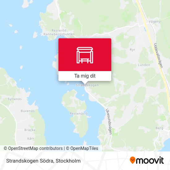Strandskogen Södra karta