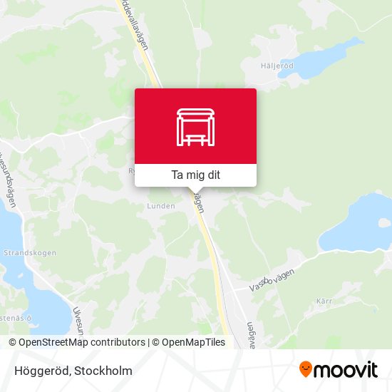Höggeröd karta