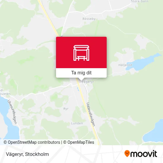 Vägeryr karta
