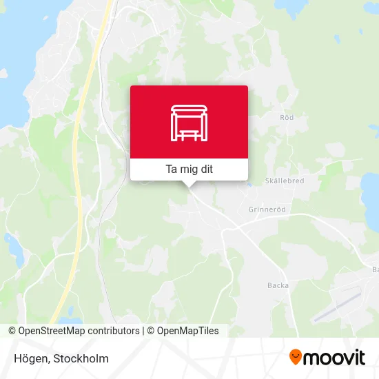 Högen karta