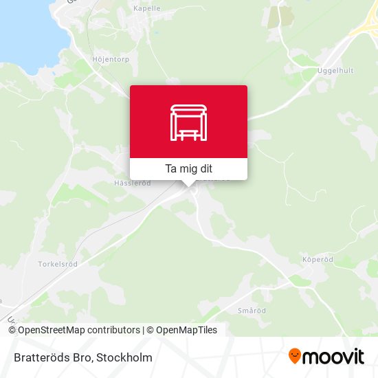 Bratteröds Bro karta
