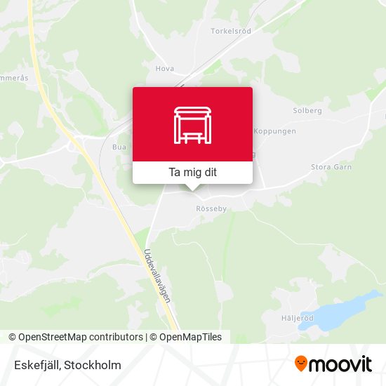 Eskefjäll karta