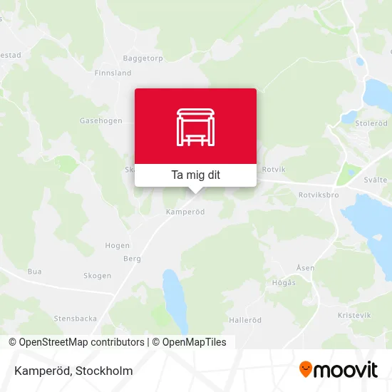 Kamperöd karta