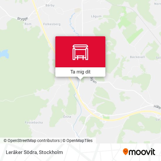 Leråker Södra karta