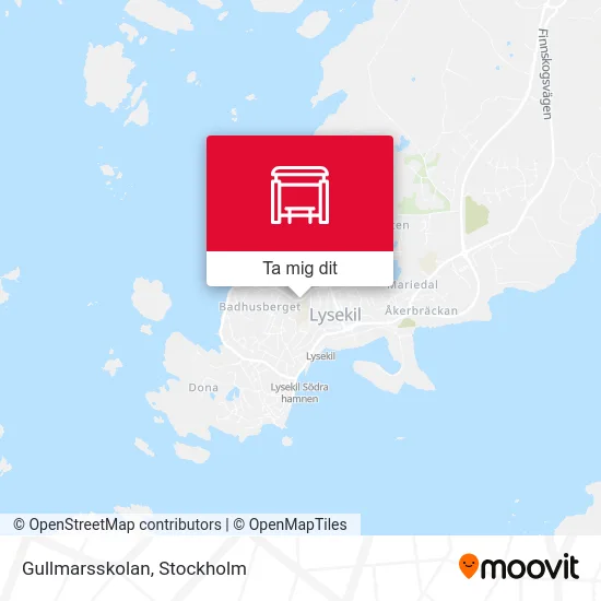 Gullmarsskolan karta