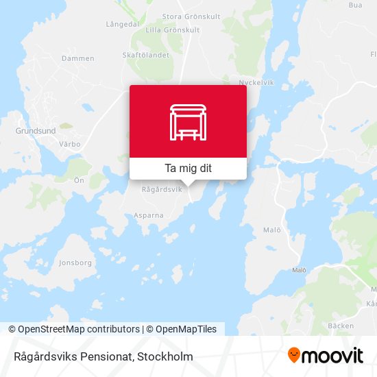 Rågårdsviks Pensionat karta
