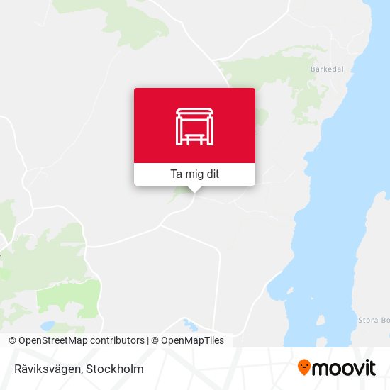 Råviksvägen karta