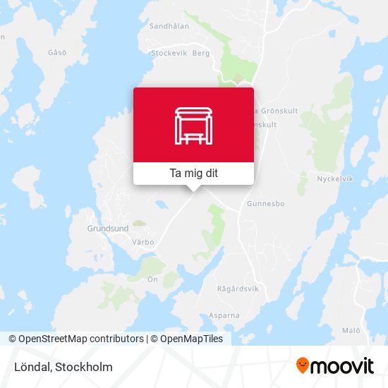 Löndal karta