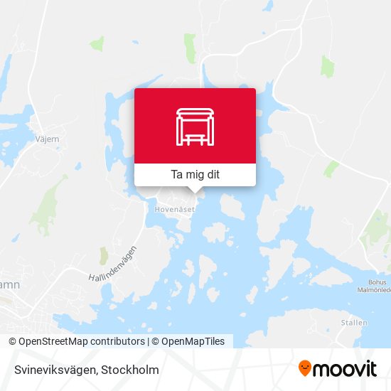 Svineviksvägen karta