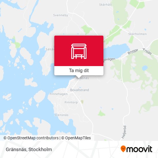 Gränsnäs karta