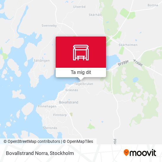 Bovallstrand Norra karta