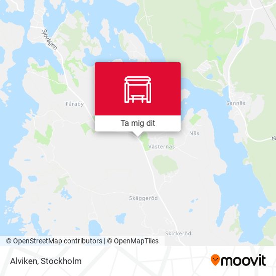 Alviken karta