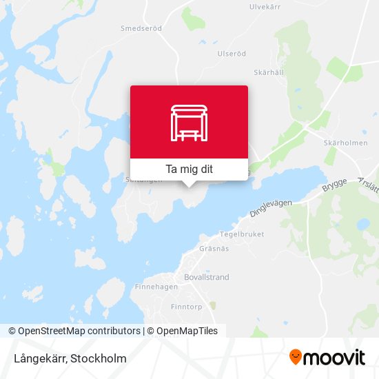 Långekärr karta