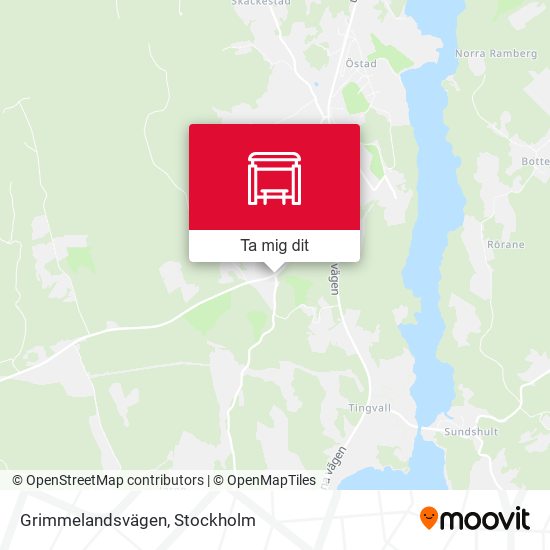 Grimmelandsvägen karta