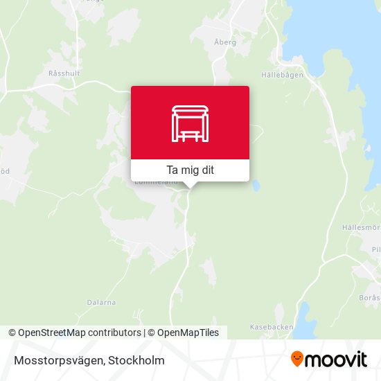 Mosstorpsvägen karta