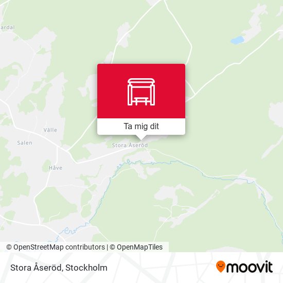 Stora Åseröd karta