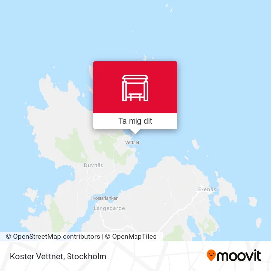 Koster Vettnet karta