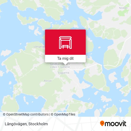 Långövägen karta