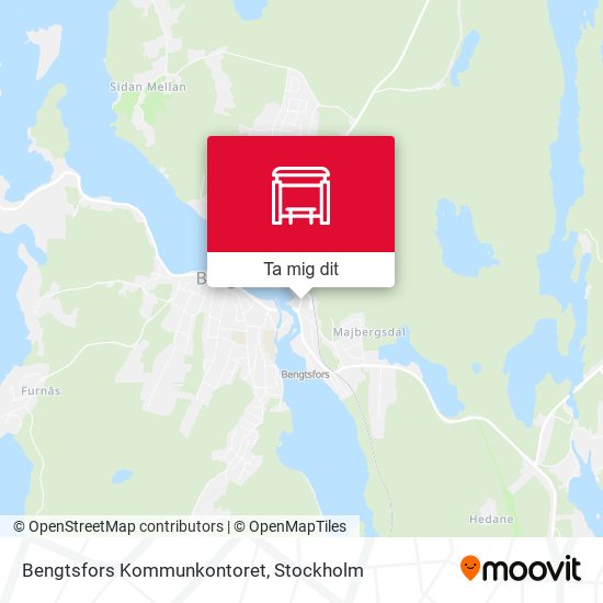 Bengtsfors Kommunkontoret karta