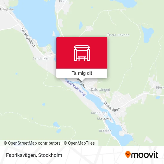 Fabriksvägen karta