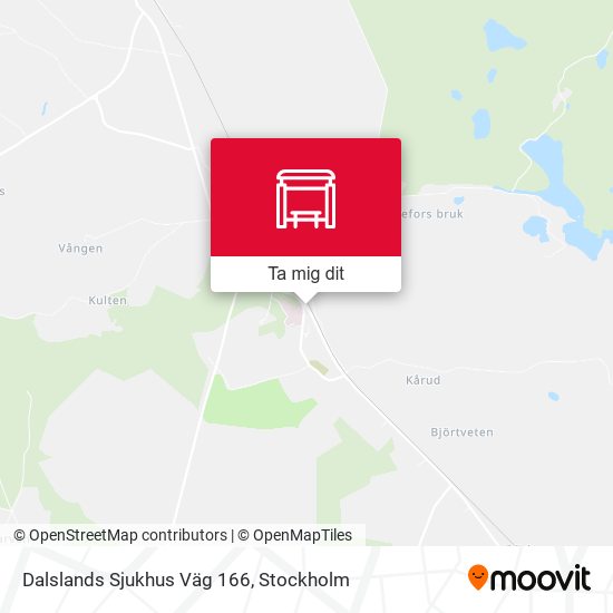 Dalslands Sjukhus Väg 166 karta
