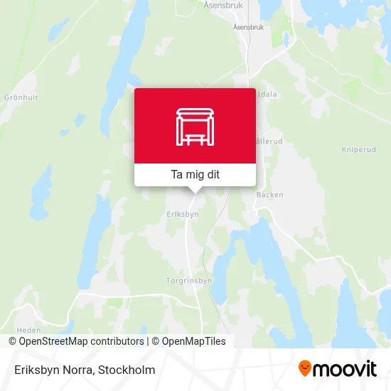 Eriksbyn Norra karta