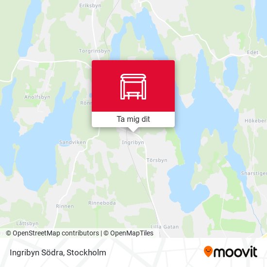 Ingribyn Södra karta