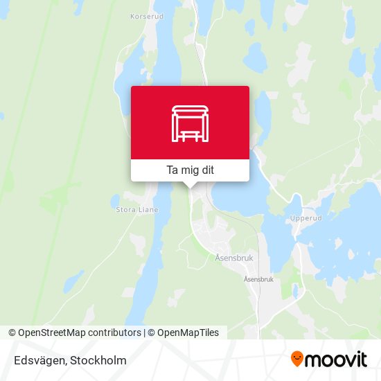 Edsvägen karta