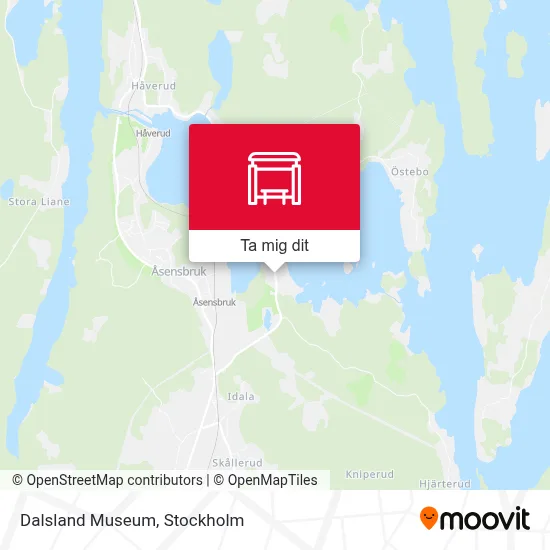 Dalsland Museum karta