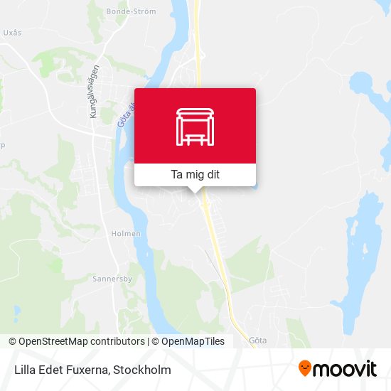 Lilla Edet Fuxerna karta