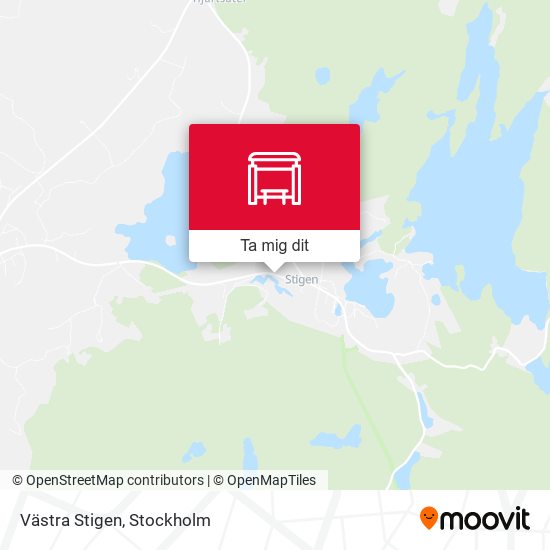 Västra Stigen karta