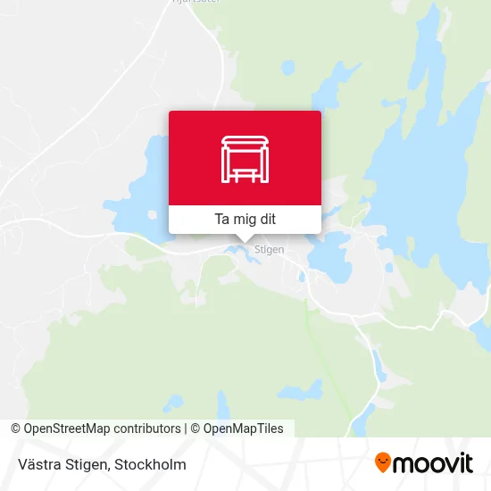 Västra Stigen karta