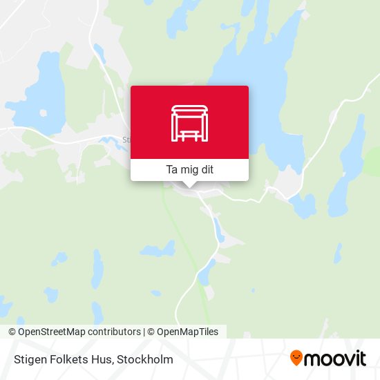 Stigen Folkets Hus karta