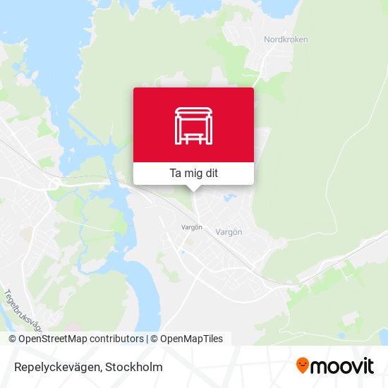 Repelyckevägen karta