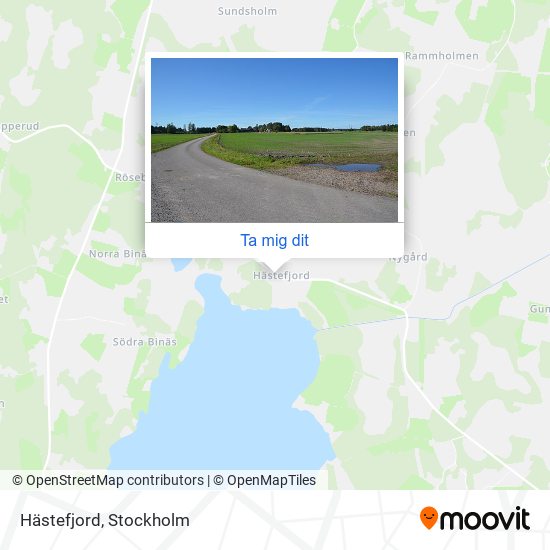 Hästefjord karta