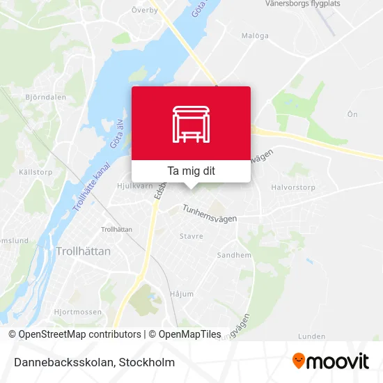 Dannebacksskolan karta