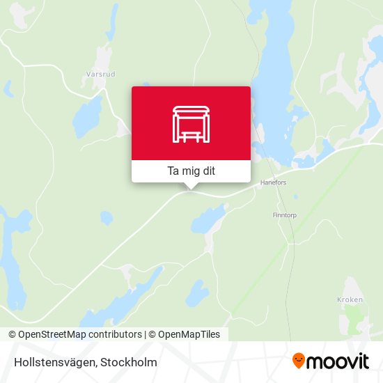 Hollstensvägen karta