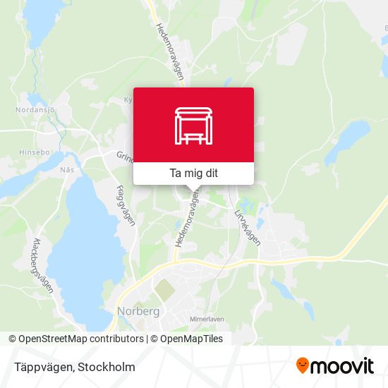 Täppvägen karta