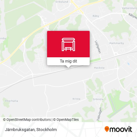 Järnbruksgatan karta