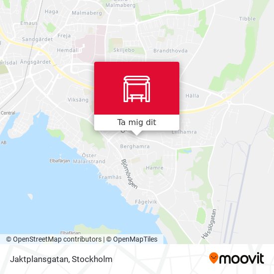 Jaktplansgatan karta