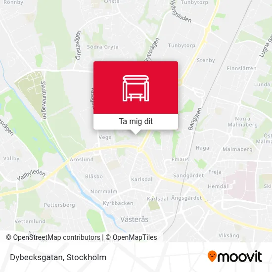 Dybecksgatan karta