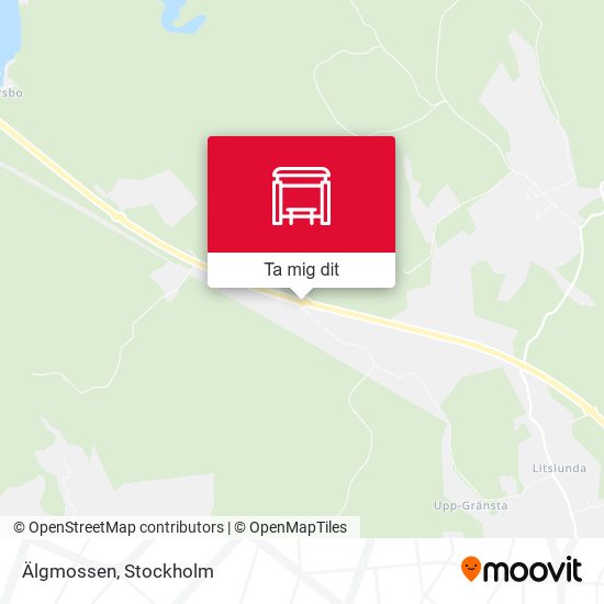 Älgmossen karta