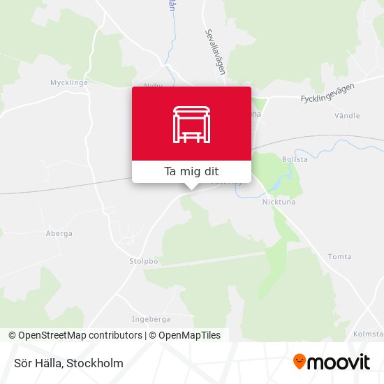 Sör Hälla karta