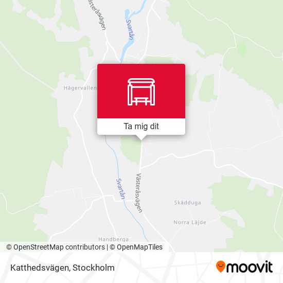 Katthedsvägen karta