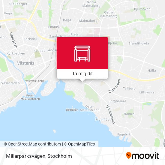 Mälarparksvägen karta