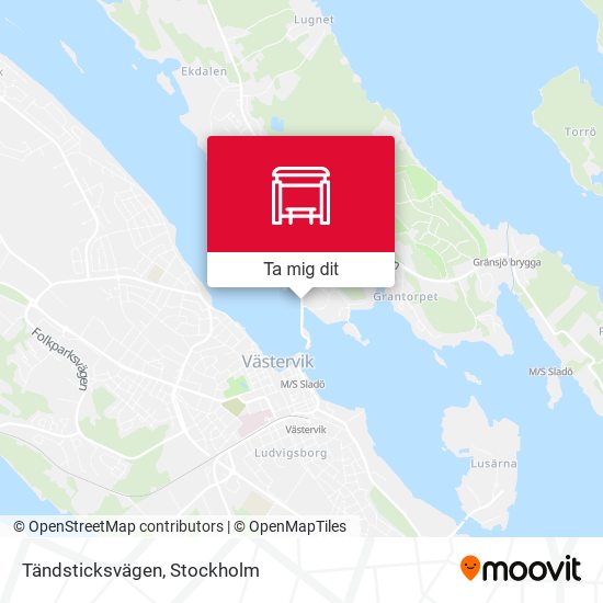 Tändsticksvägen karta
