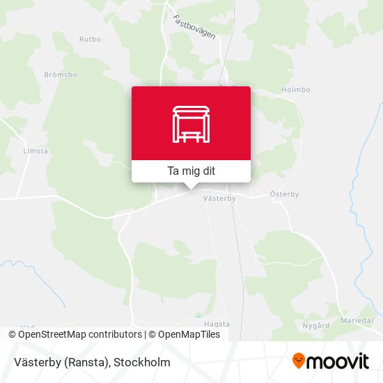 Västerby (Ransta) karta