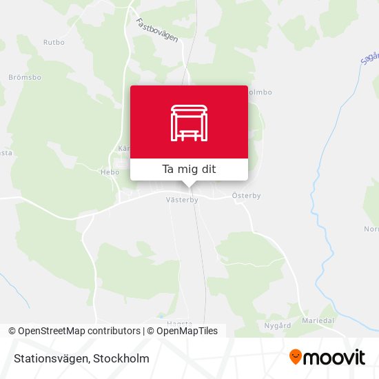 Stationsvägen karta