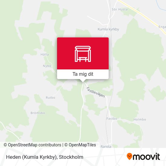 Heden (Kumla Kyrkby) karta