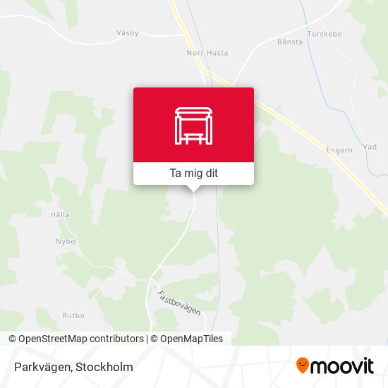 Parkvägen karta